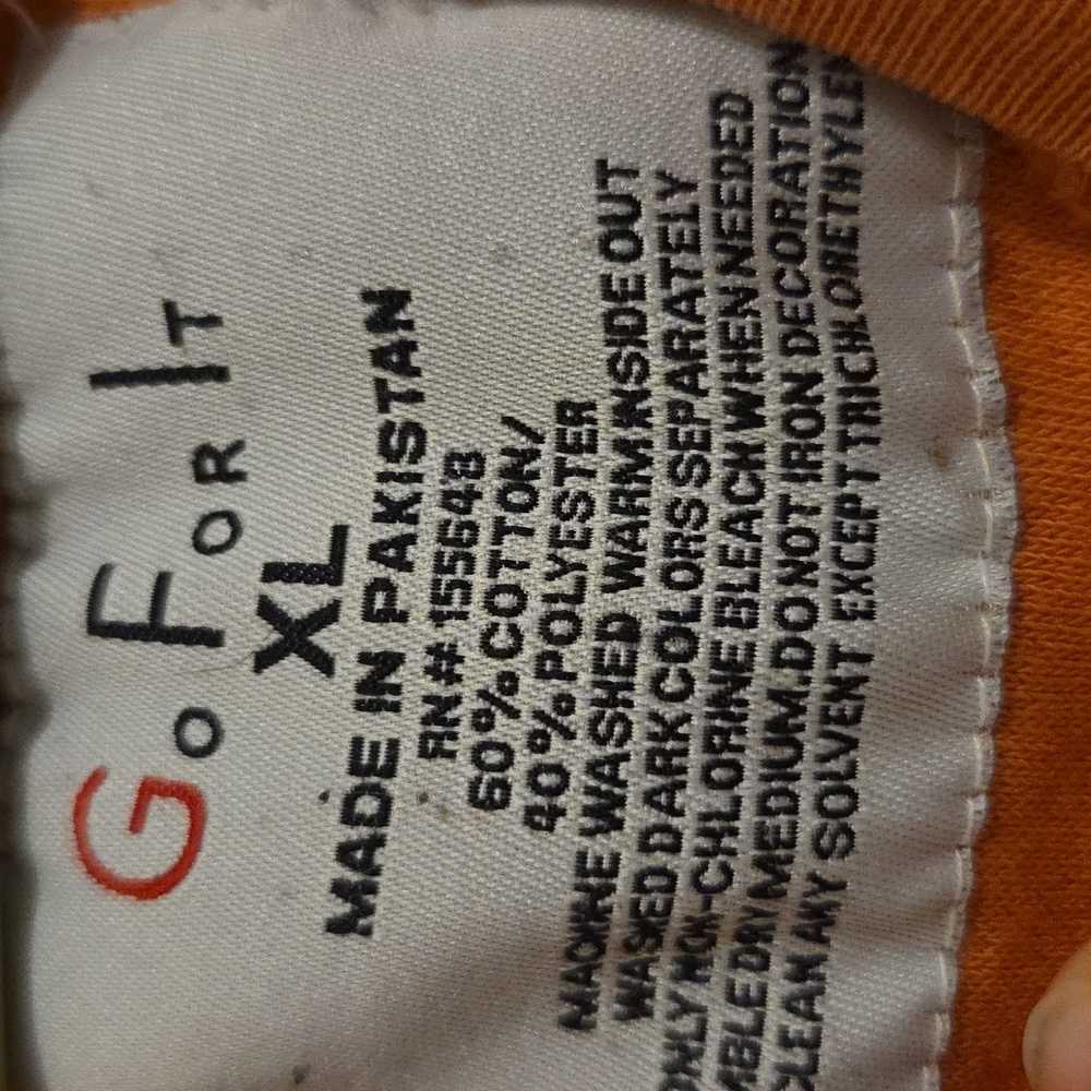 New York Orange Pullover - Picture 3 of 3
